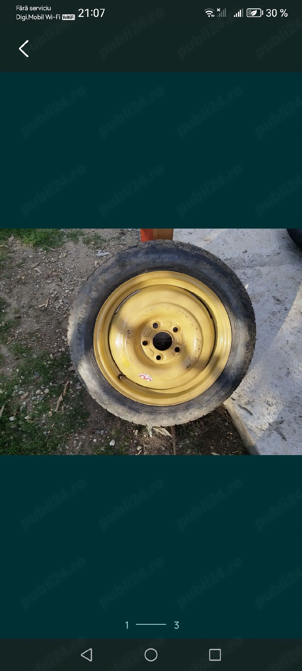 roata rezervă honda hrv