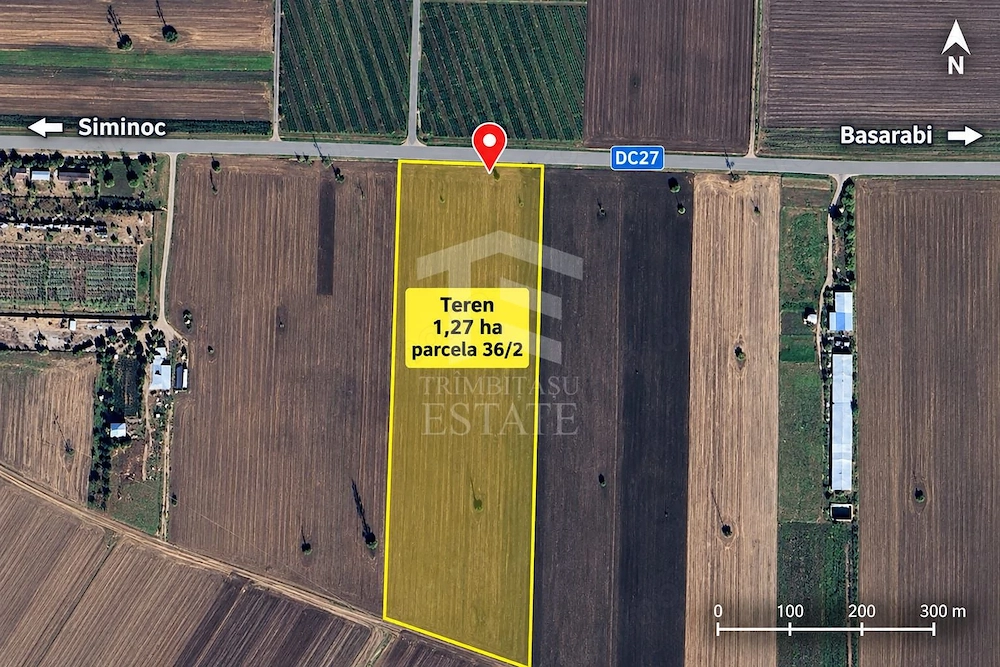 TEREN EXTRAVILAN 12.700 MP | DESCHIDERE LA DRUMUL MURFATLAR