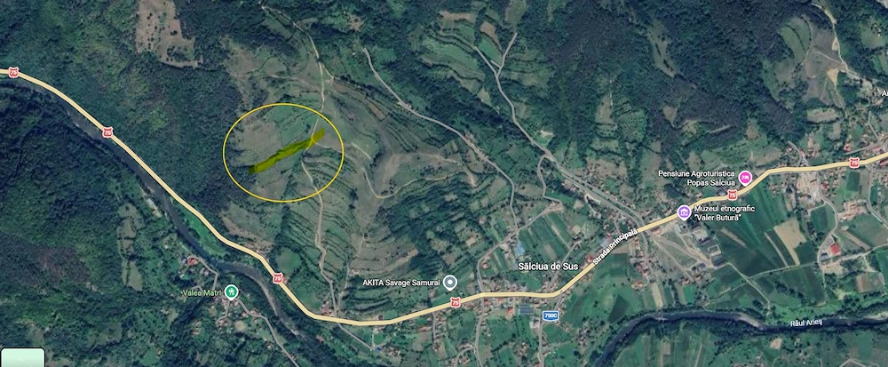Teren extravilan în comuna Sălciua, județul Alba