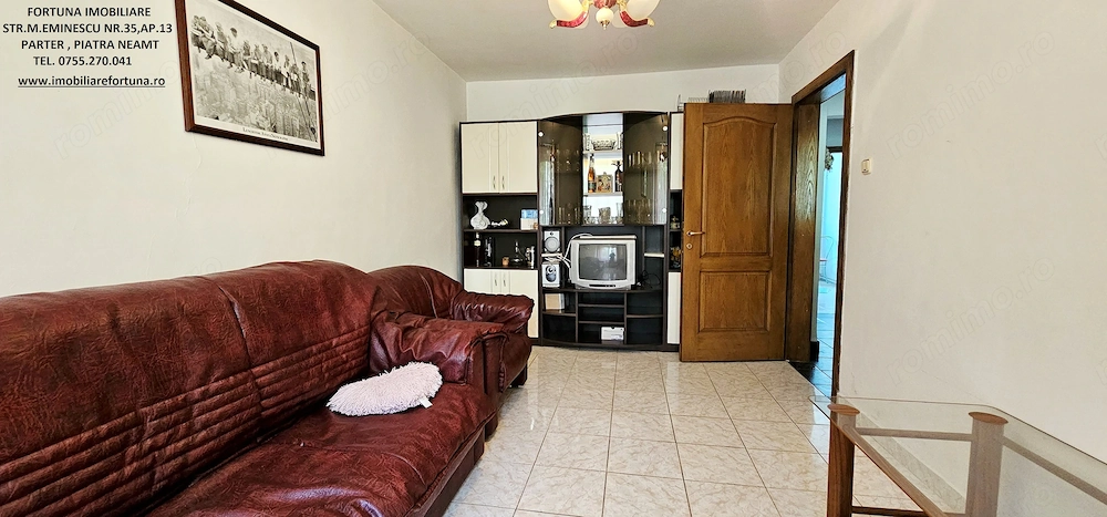 Apartament 3 camere decomandate, echipat complet,cu loc parcare, Precista-zona Scoala nr.10