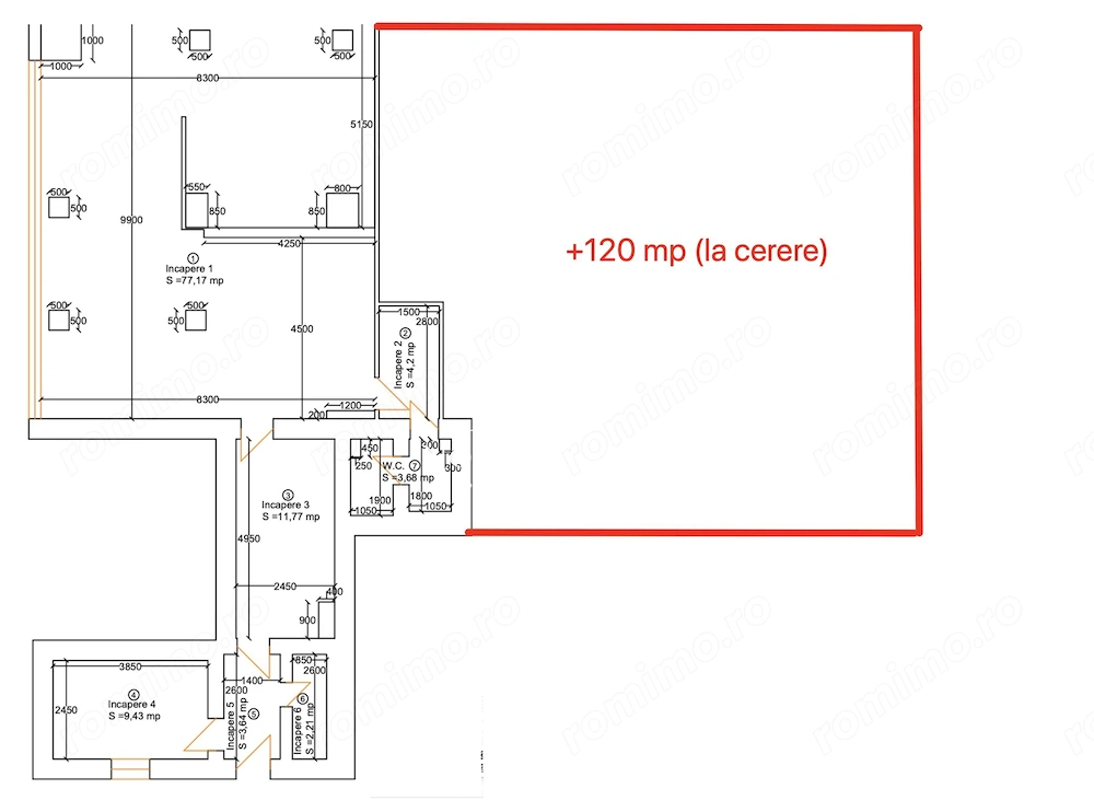 Spatiu comercial de 120-240mp pe Bulevardul Dragalina - Gara de Nord
