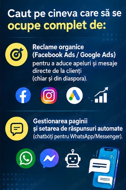 AGENTI VANZARI ON LINE  cu experienta dovedita. 