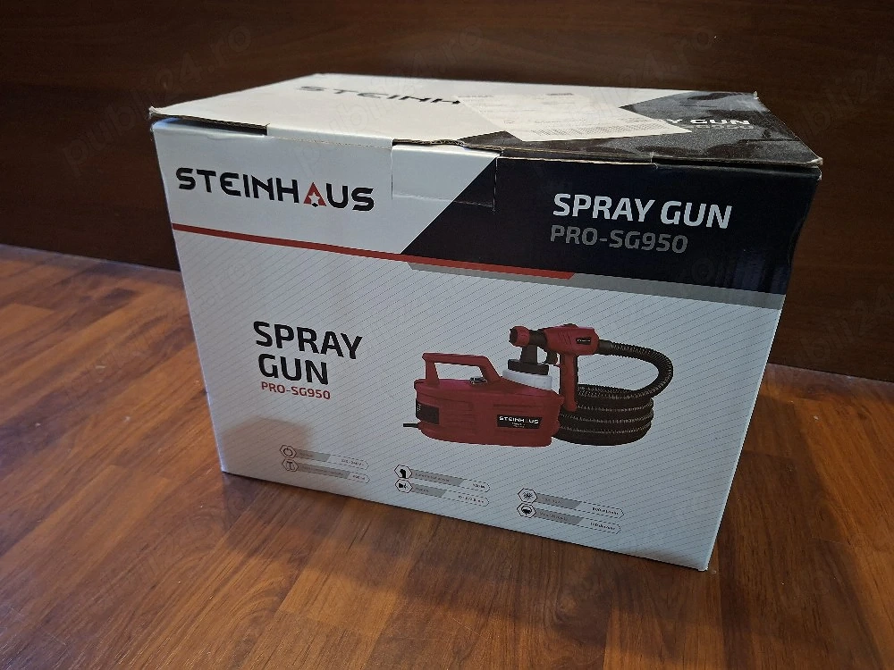 Pistol de vopsit Steinhaus PRO-SG950   Nou în cutie 