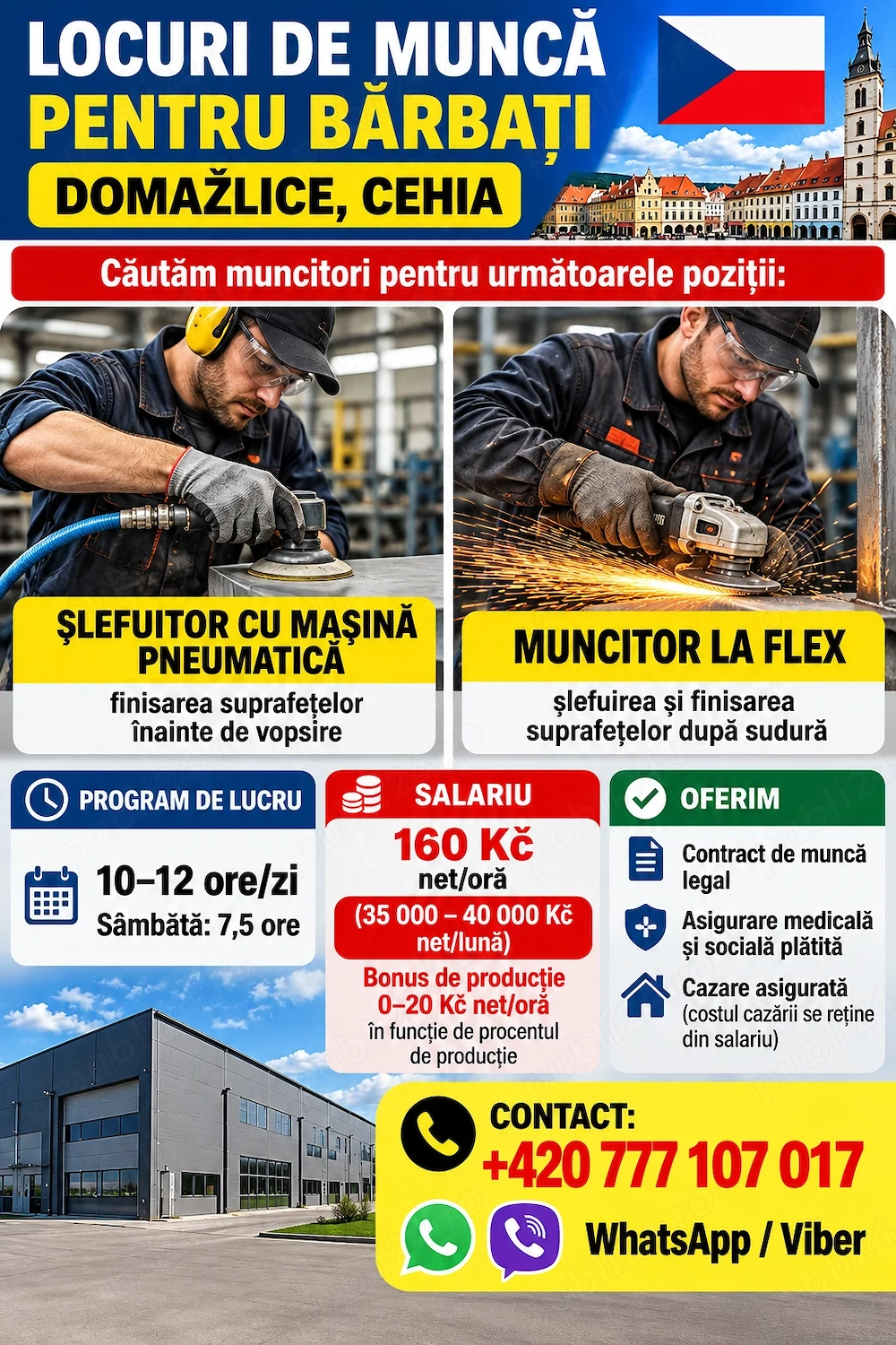 Locurii de munca Republica Ceha 