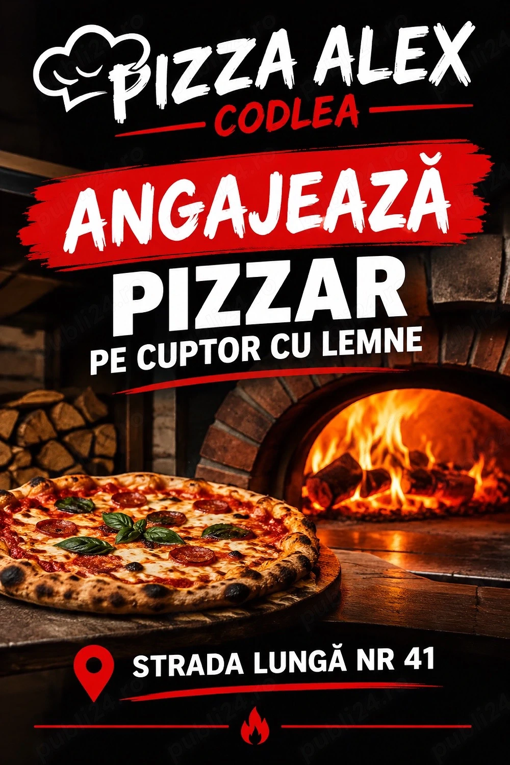 Angajam pizzar cu experienta