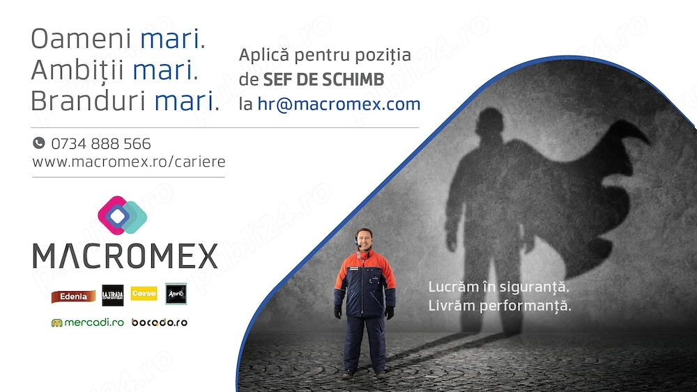 Sef Schimb - Edenia Distribution Center Macromex - Campia Turzii