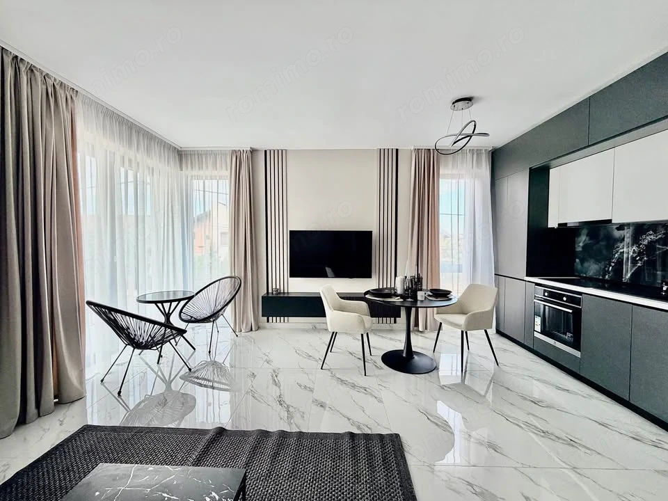 Apartament SUPERB mobilat si utilat et 1 TERASA DE 12MP  la 2 minute de hote IQ