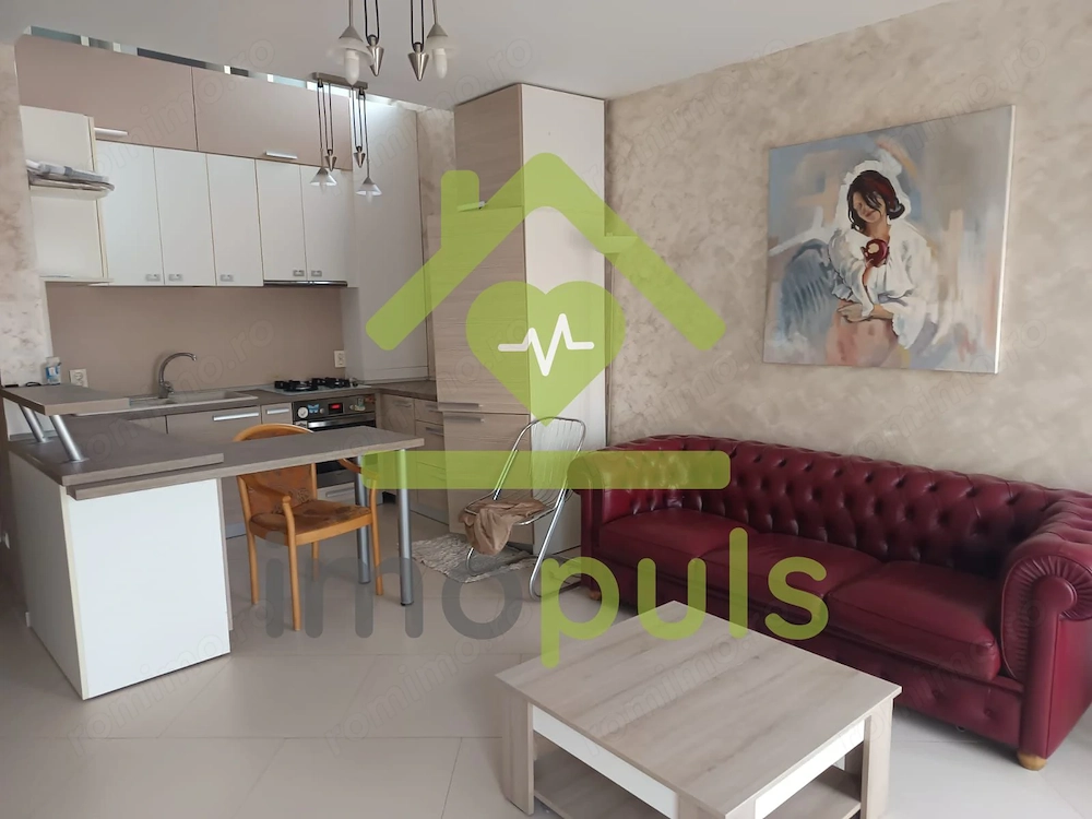 Apartament cu 1 dormitor, mobilat