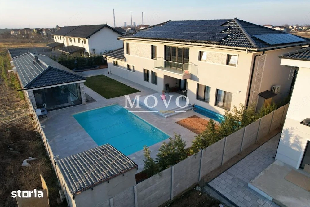 Vilă de Lux cu Piscină Încălzită |428mp utili |Teren 1.200mp | Chisoda