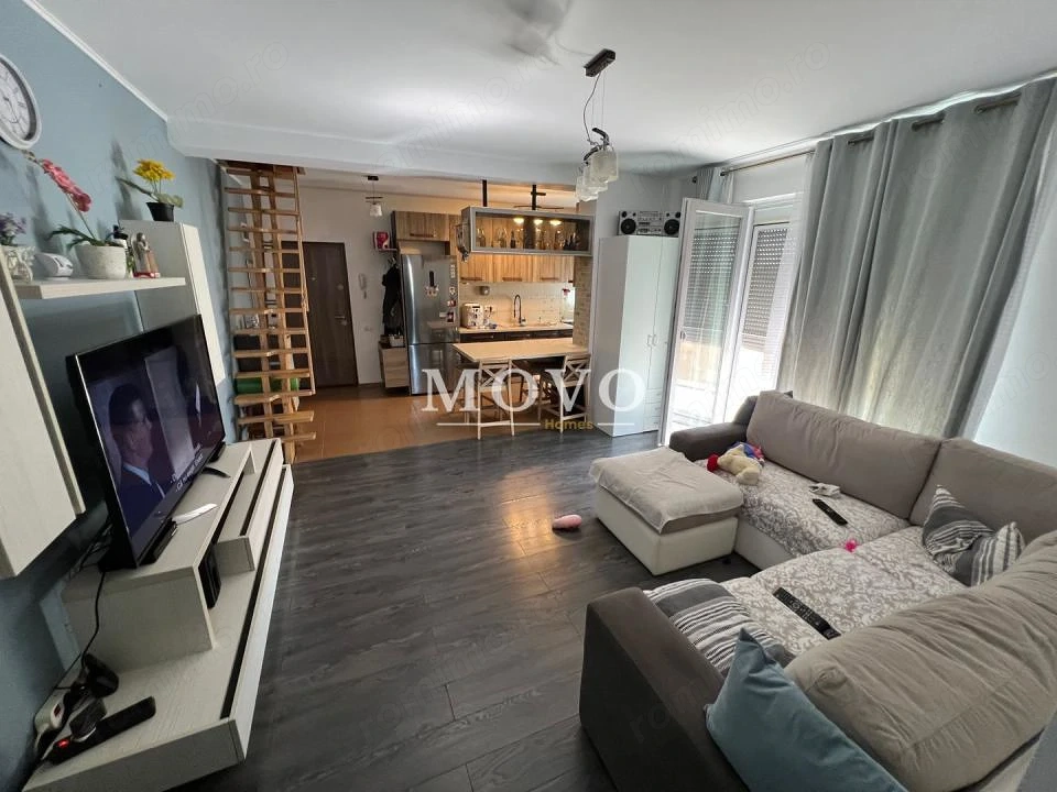 Apartament 2 camere | Scara interioara | Mansarda amenajata | Giroc