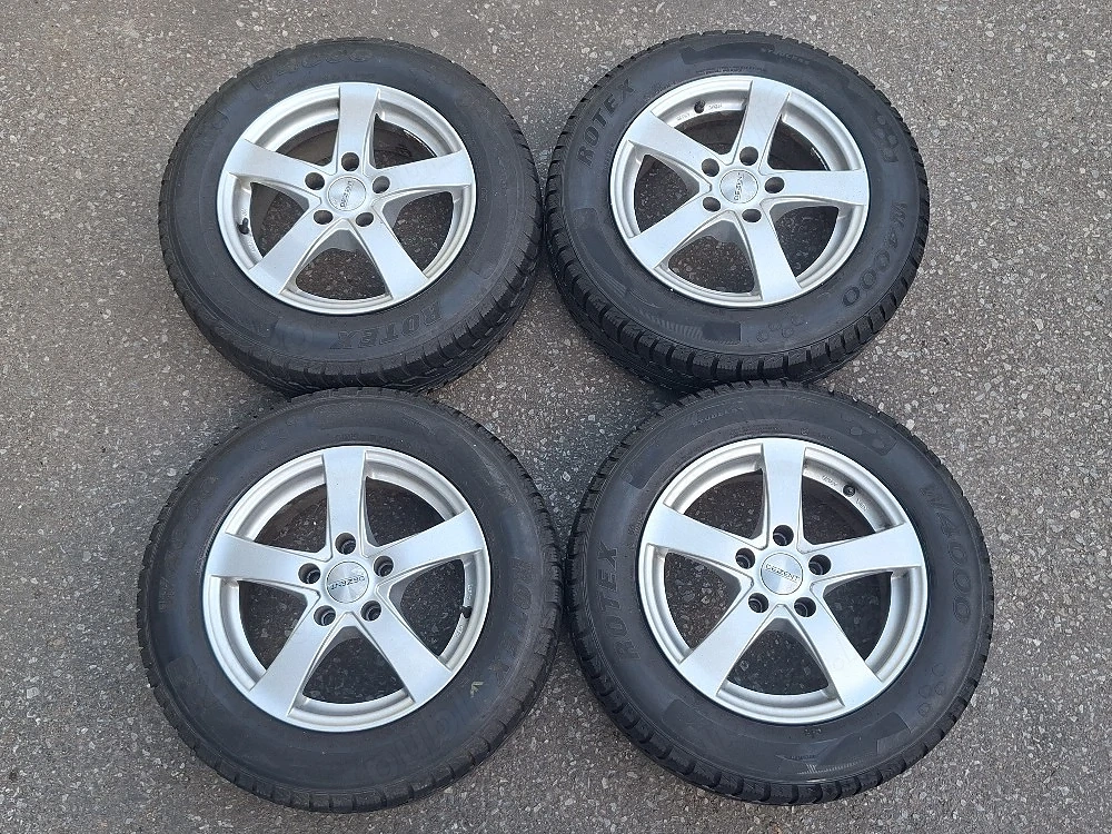 Jante Aliaj Volkswagen-Skoda-Seat 15' 5x112 Et38 Cu Anvelope M+S 195/65/15