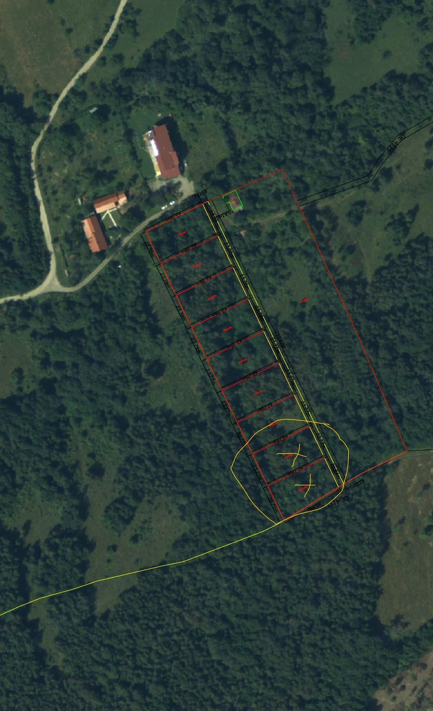 Teren intravilan 2.034 mp în Viștișoara, zonă pitorească lângă Pensiunea Ana