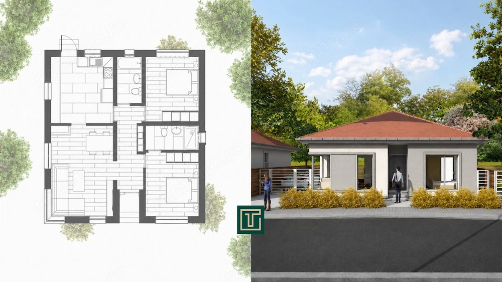 Casă nouă la cheie în Finberg Residence Arad