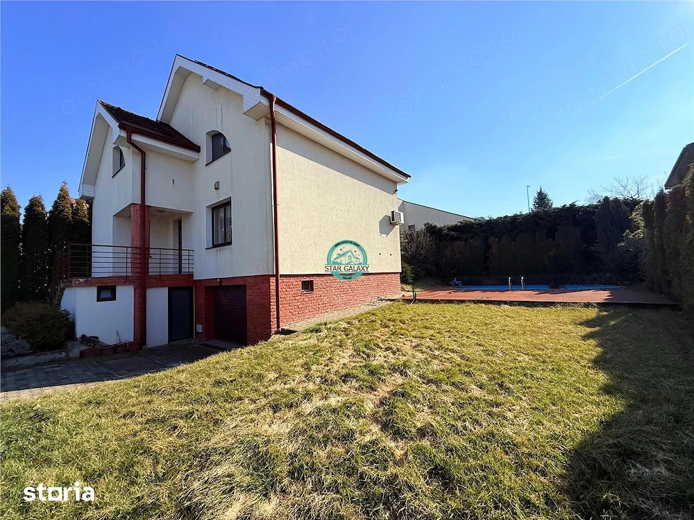 Inchiriez casa cu 3 dormitoare, 3 bai, piscina si panouri in Belvedere
