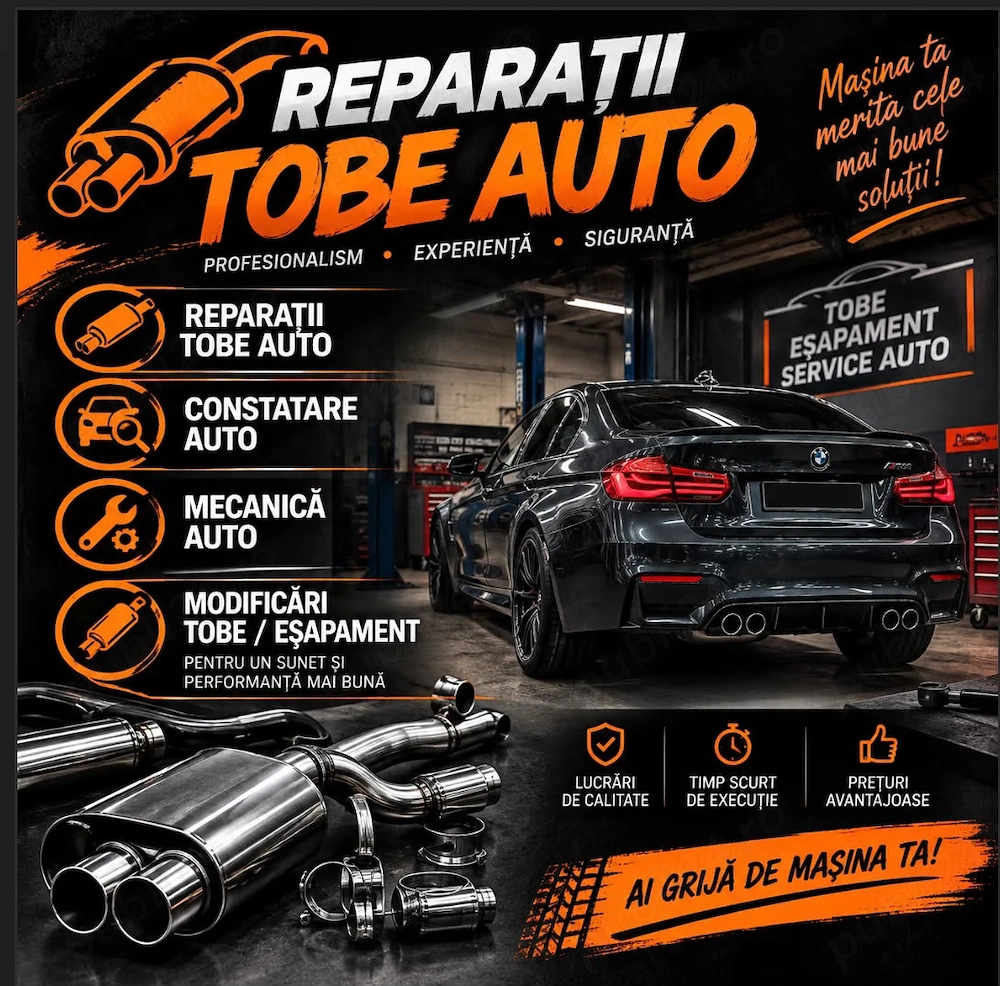 sudura reparatii tobe esapament