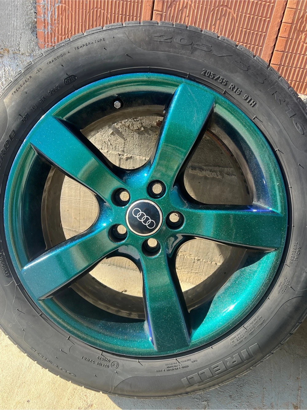 Jante aliaj Alessio  + anvelope 205/55 R 16