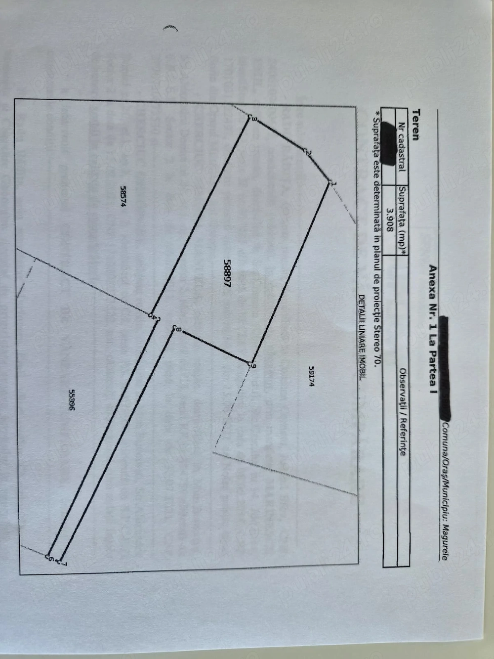  TEREN INTRAVILAN 3.908 MP   Langa Padurea Cornetu, MĂGURELE, ILFOV 22   mp, ușor negociabil.