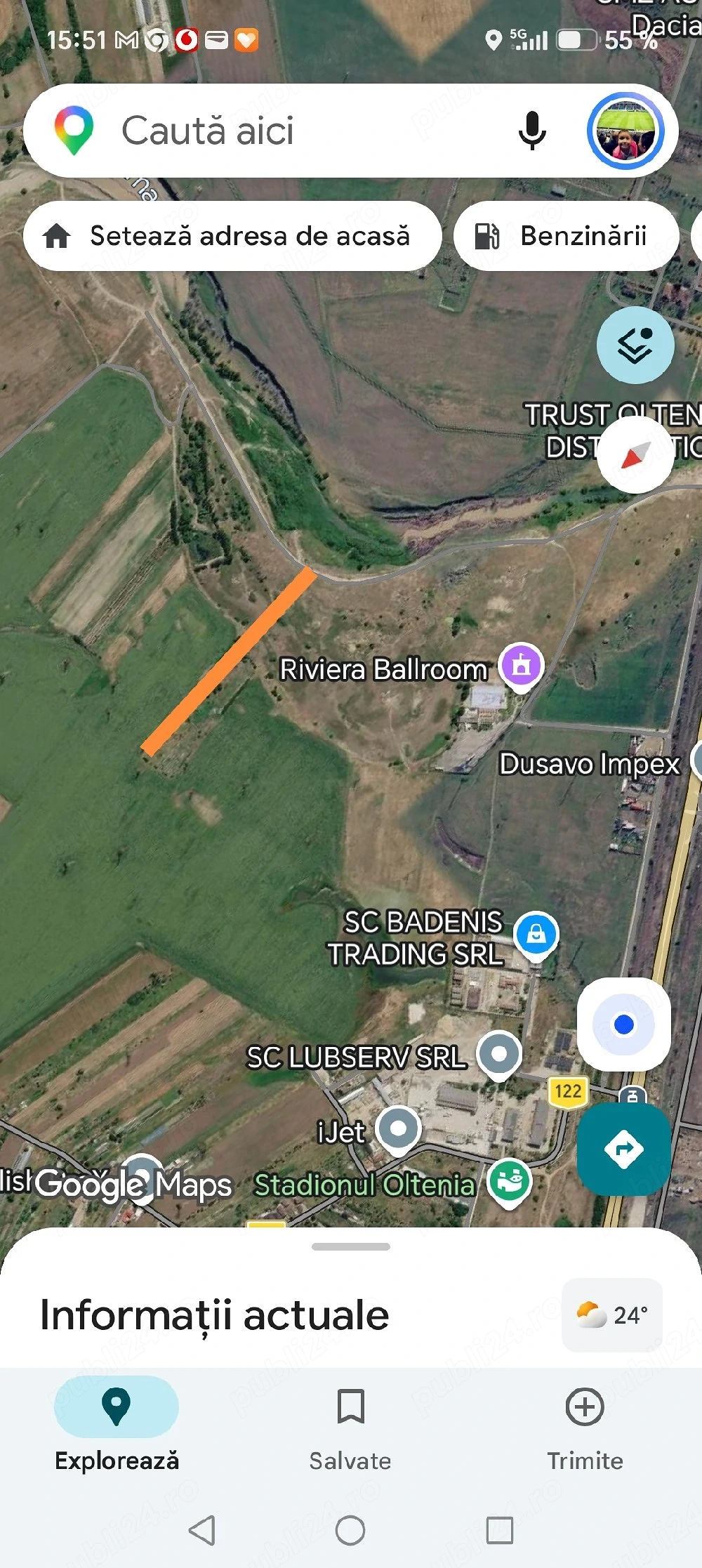 Vând teren 15.000 mp pretabil panouri solare 