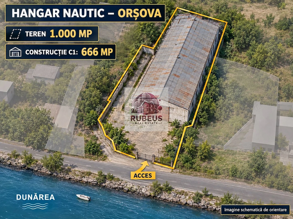 Fost hangar nautic de renovat – oportunitate de investiție!