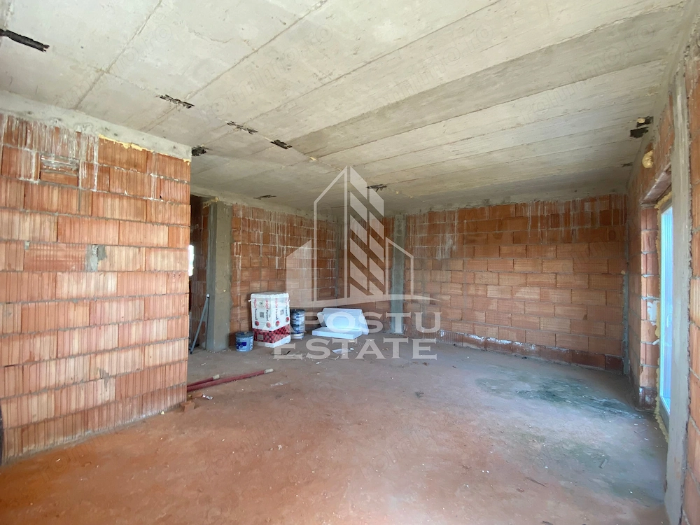 Duplex de vanzare Urseni pe parter cu 3 camere si doua bai