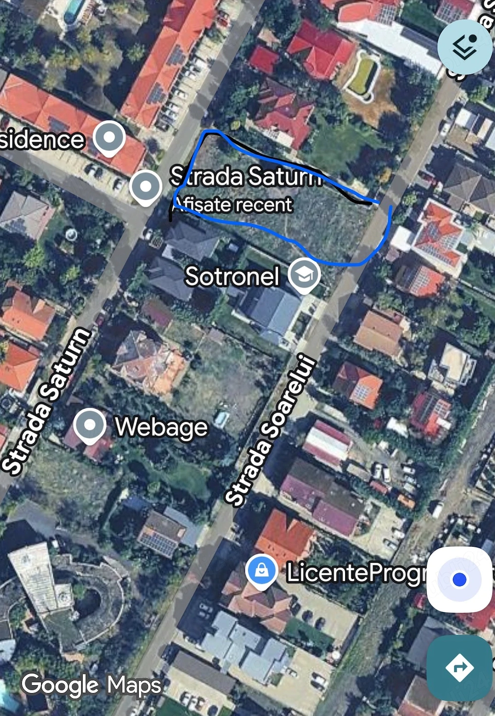 Proprietar vând teren intravilan în Dumbrăvița 1863mp  aproape de Fropin