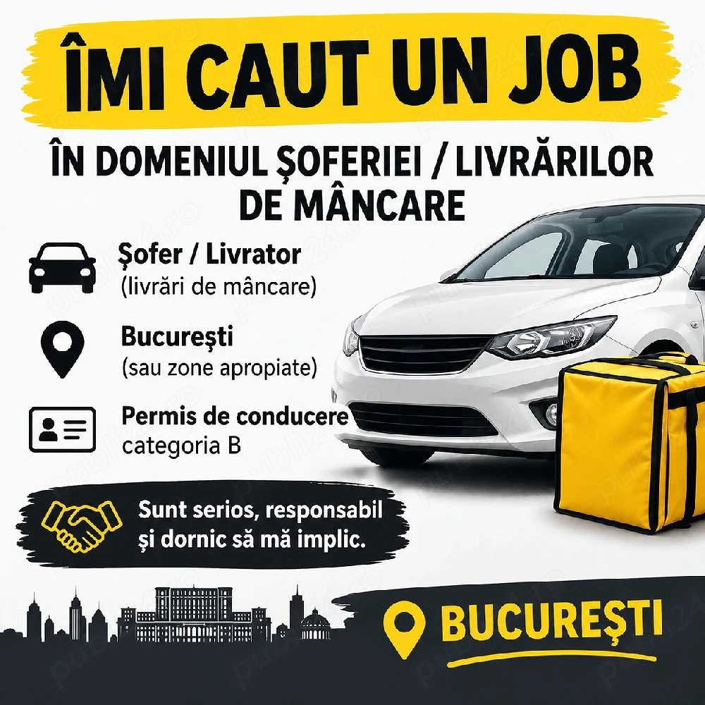 solicit loc de munca. sector 3