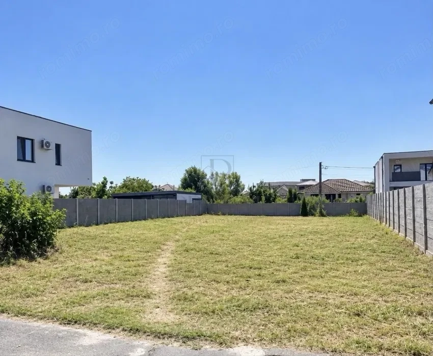 Teren intravilan 556 mp   ghiroda | autorizație de construire p+1e + piscină