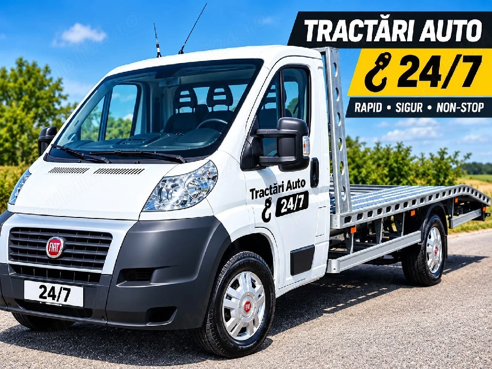 Tractari Auto 24 7 - Disponibil la orice ora!