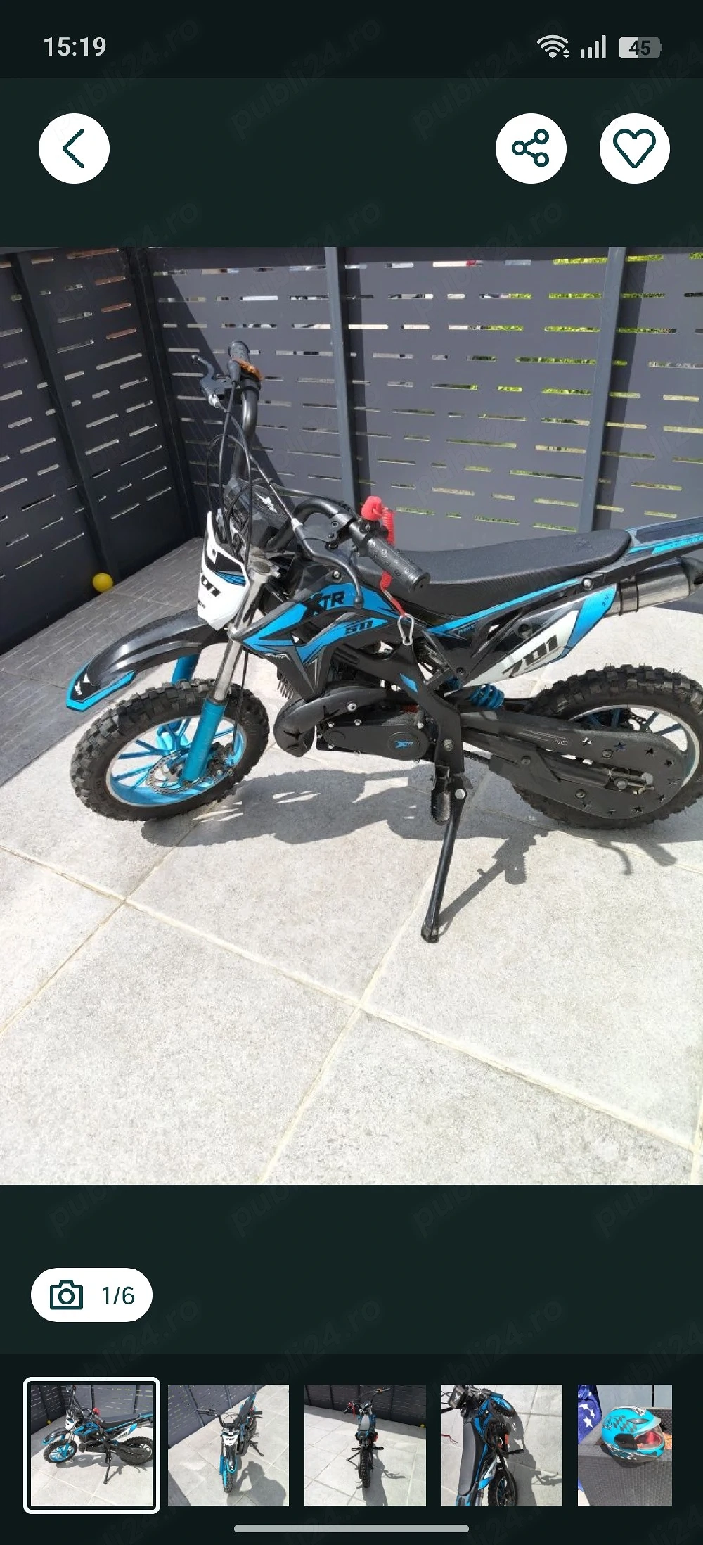Motocross copii