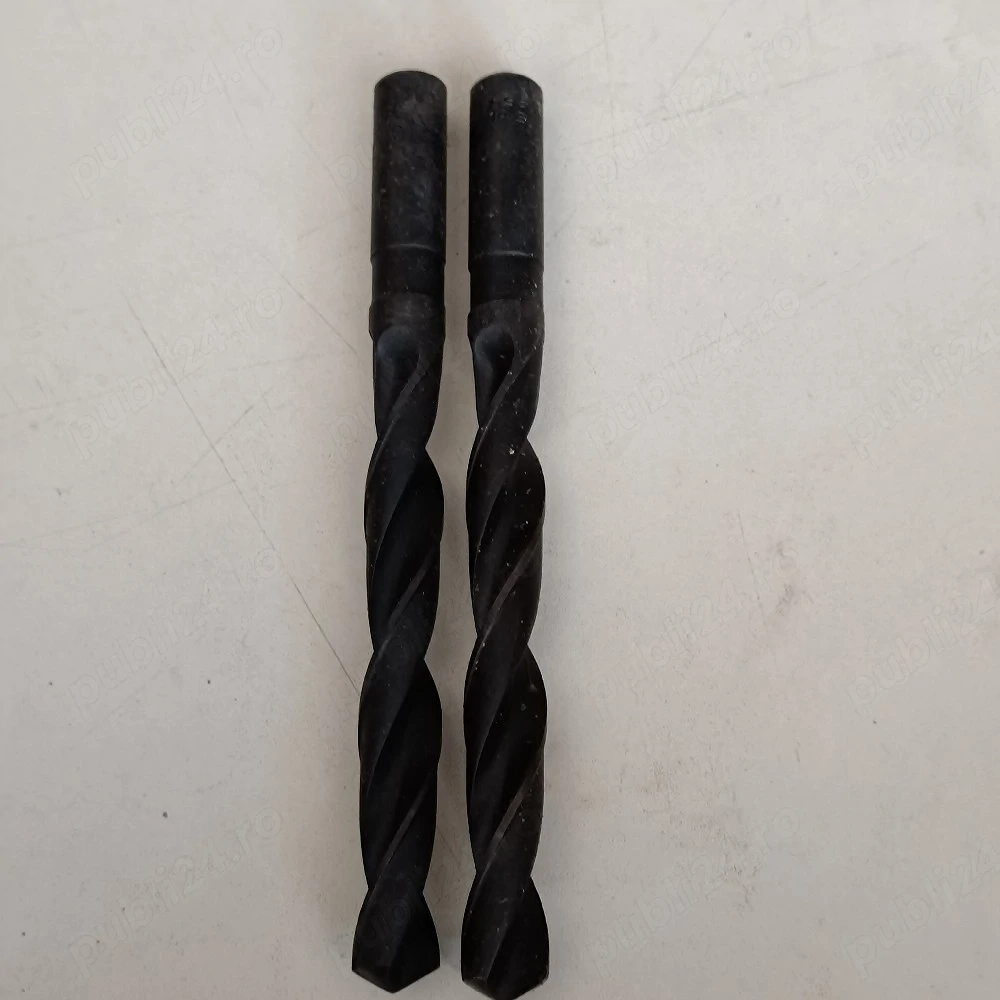 2 burghie otel scule pt.metala diam.14,5mm lungime 170 mm noi.