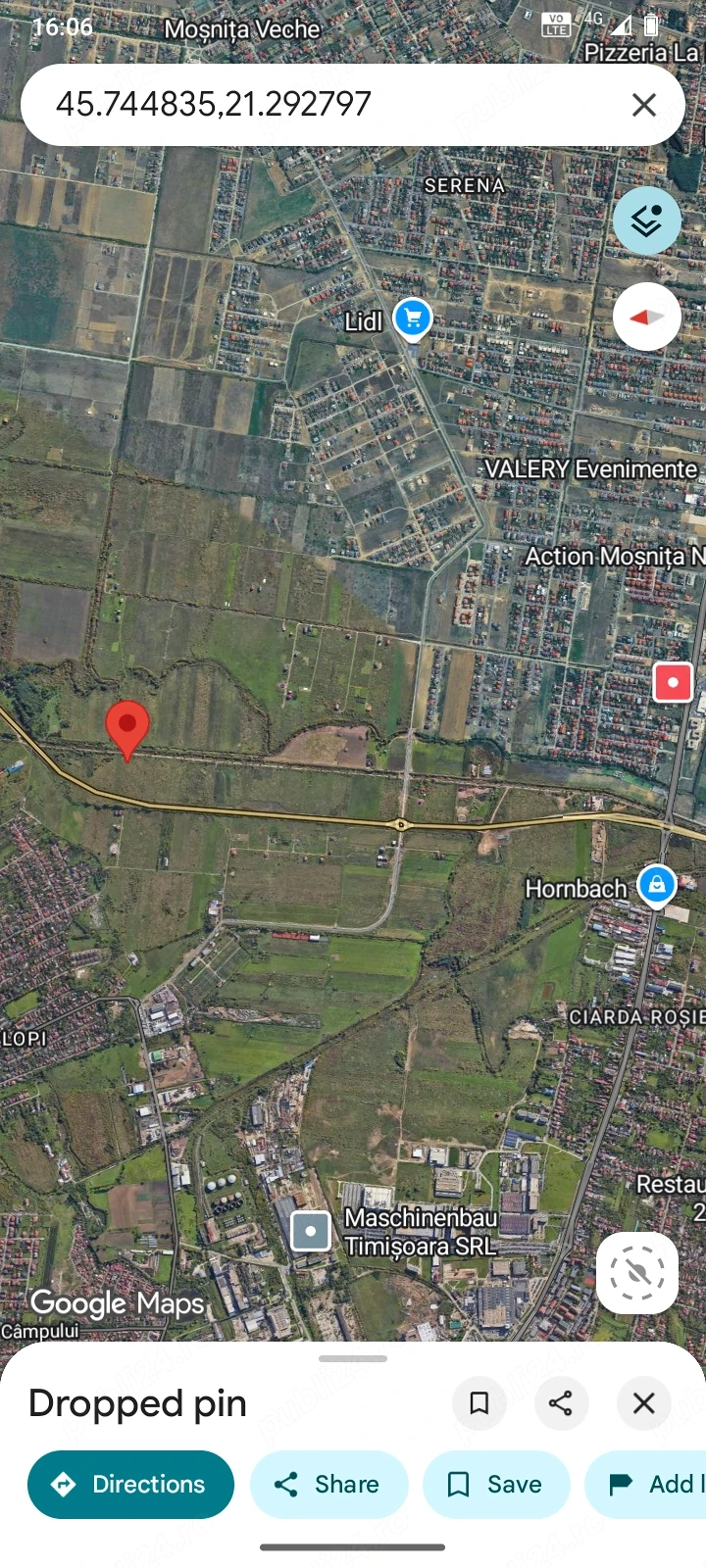 Vand teren agricol extravilan in Mosnita Noua 