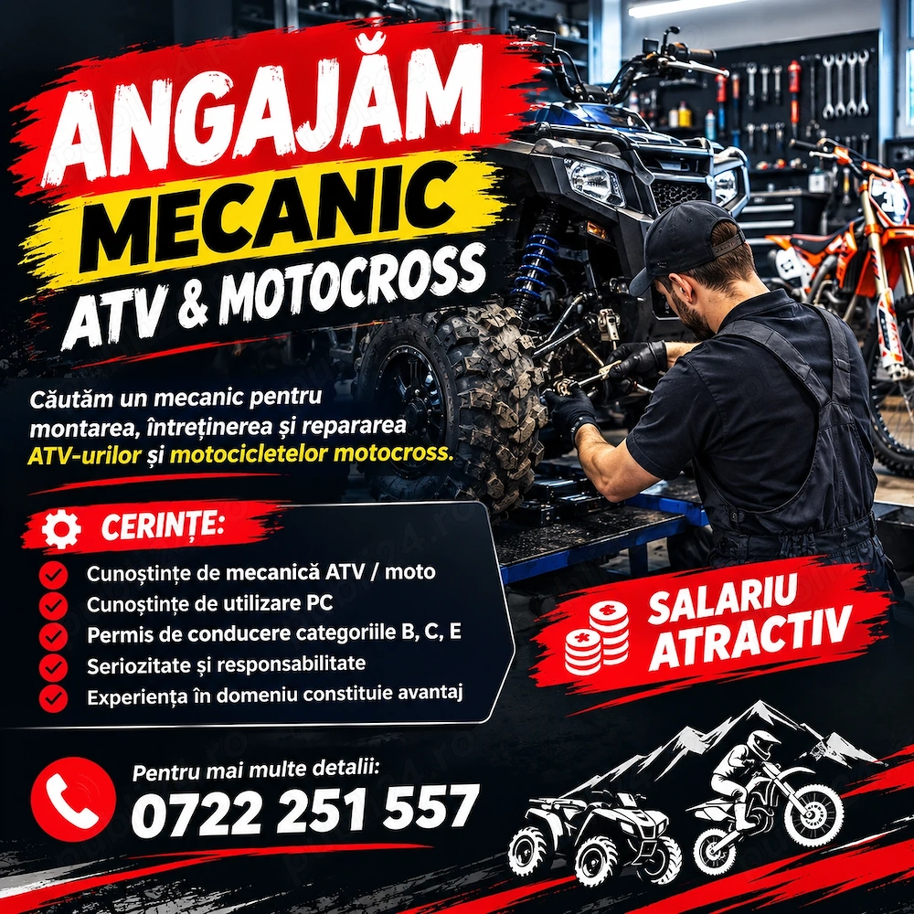 Angajez Mecanic Atv & Motocross