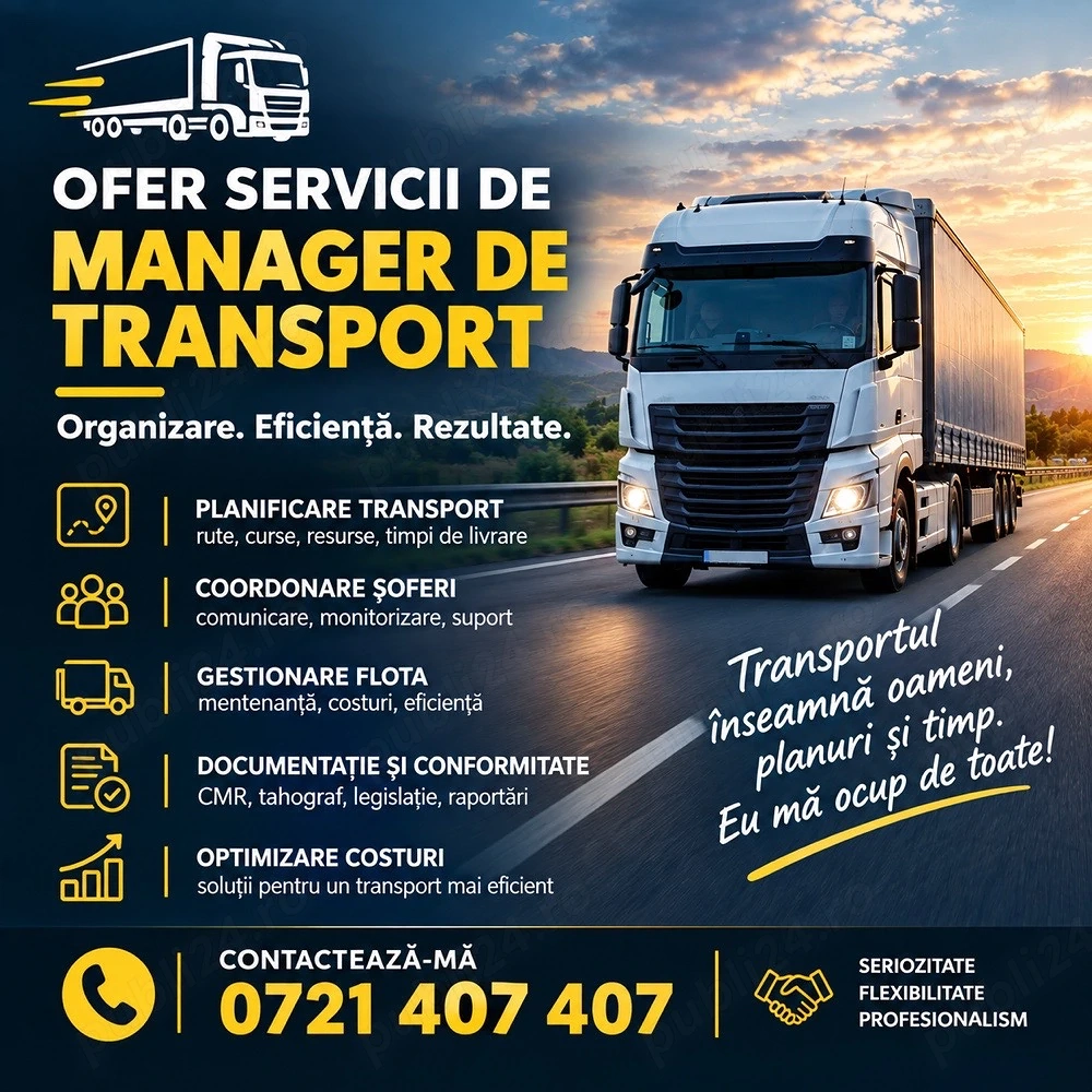 Manager de transport 