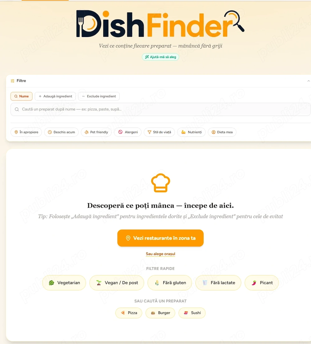 Câștigă 500 lei pentru fiecare restaurant pe care îl aduci pe DishFinder.
