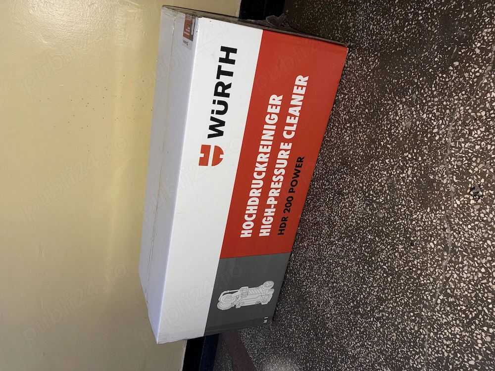 Aparat profesional de spălat cu presiune Würth HDR 200 POWER, nou