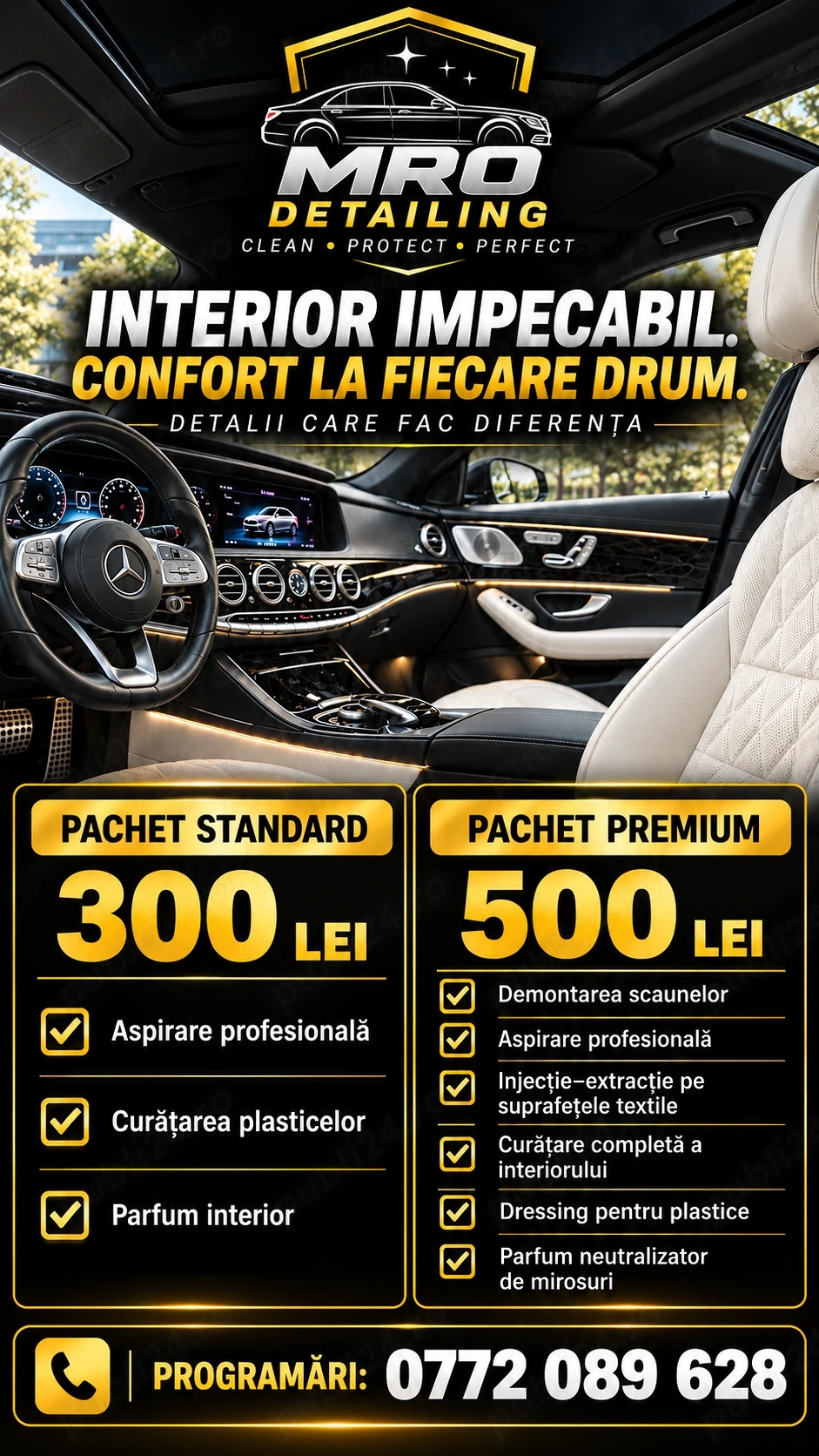 Premium Detaling Auto Interior