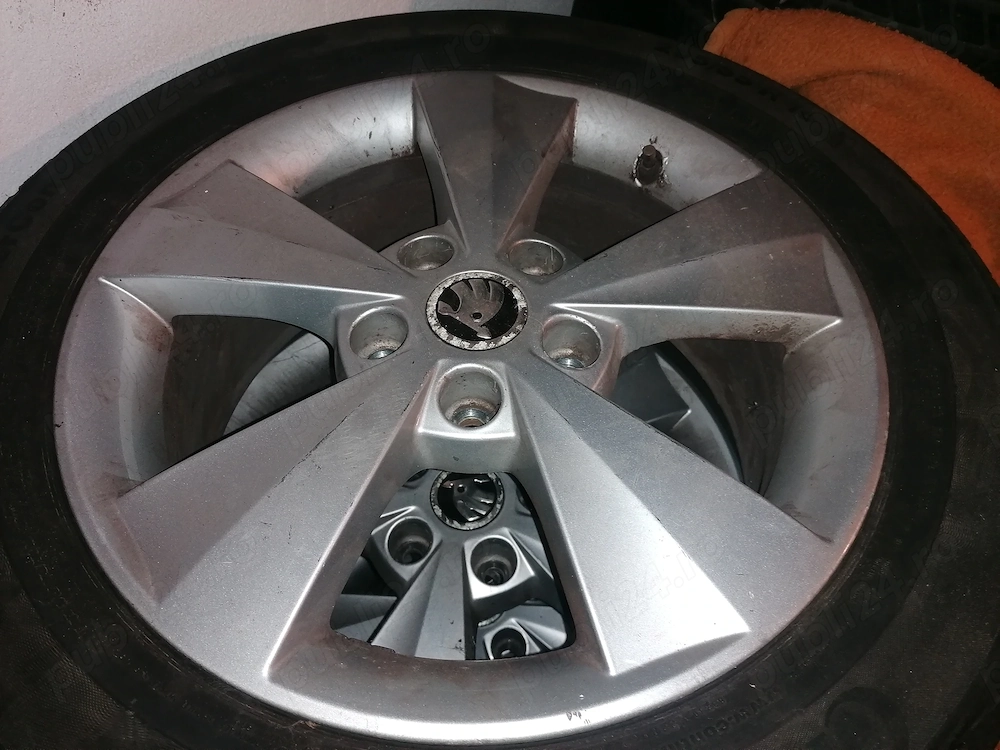 Jante r16 5x112 Skoda octavia 3. Cauciucuri 205/55/16   iarna