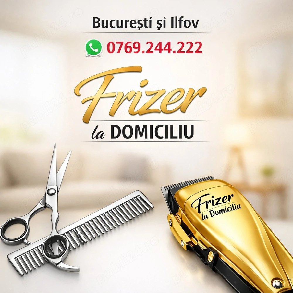 Frizer la Domiciliu Bucuresti si Ilfov, Tuns Acasa, Rahova Ghencea Ferentari Sector 5 4 6
