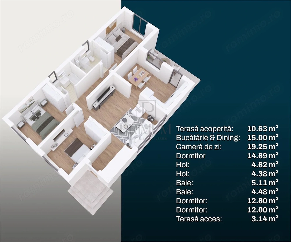 Casa individuala - toate utilitatile - teren generos