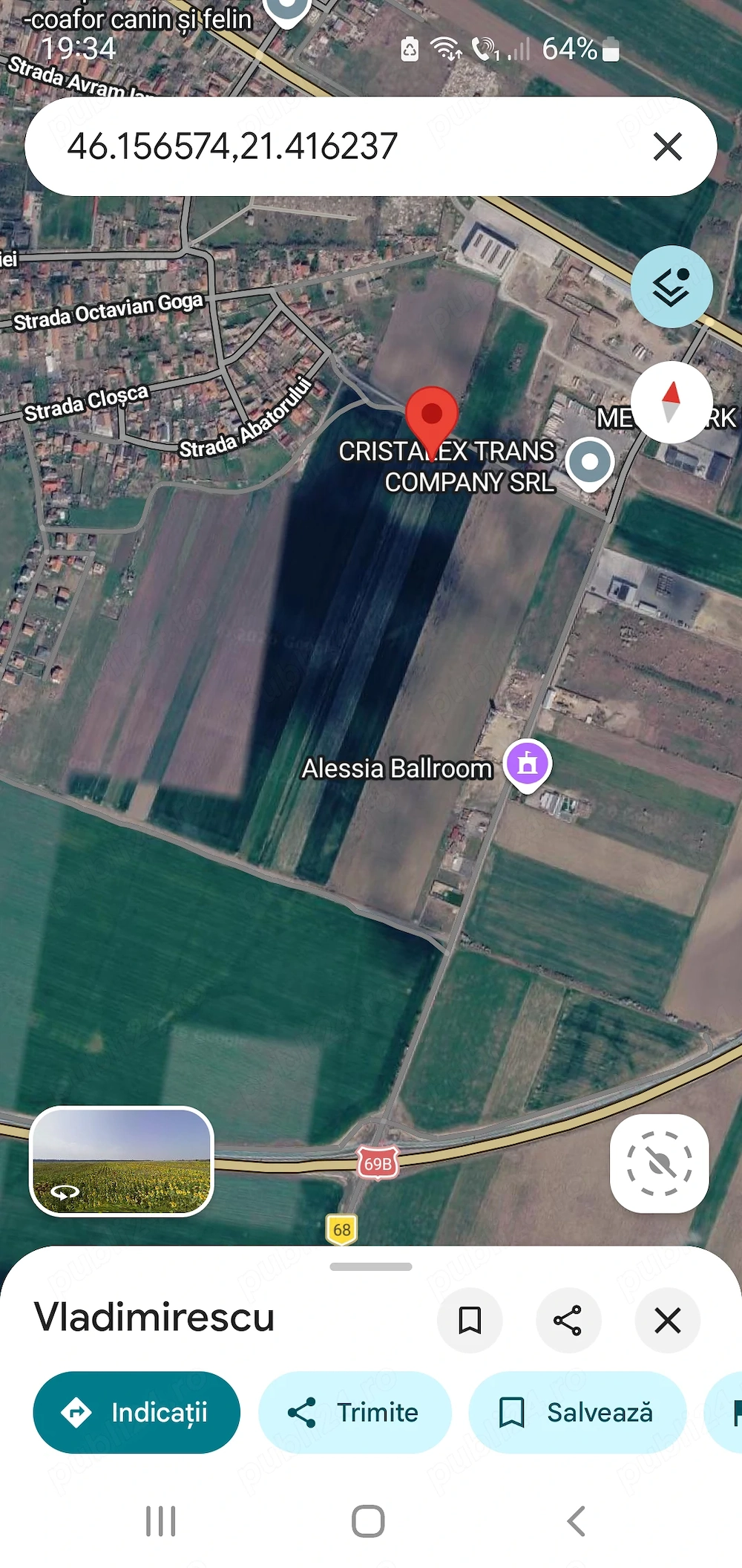 Vând 1 ha teren extravilan intravilan 