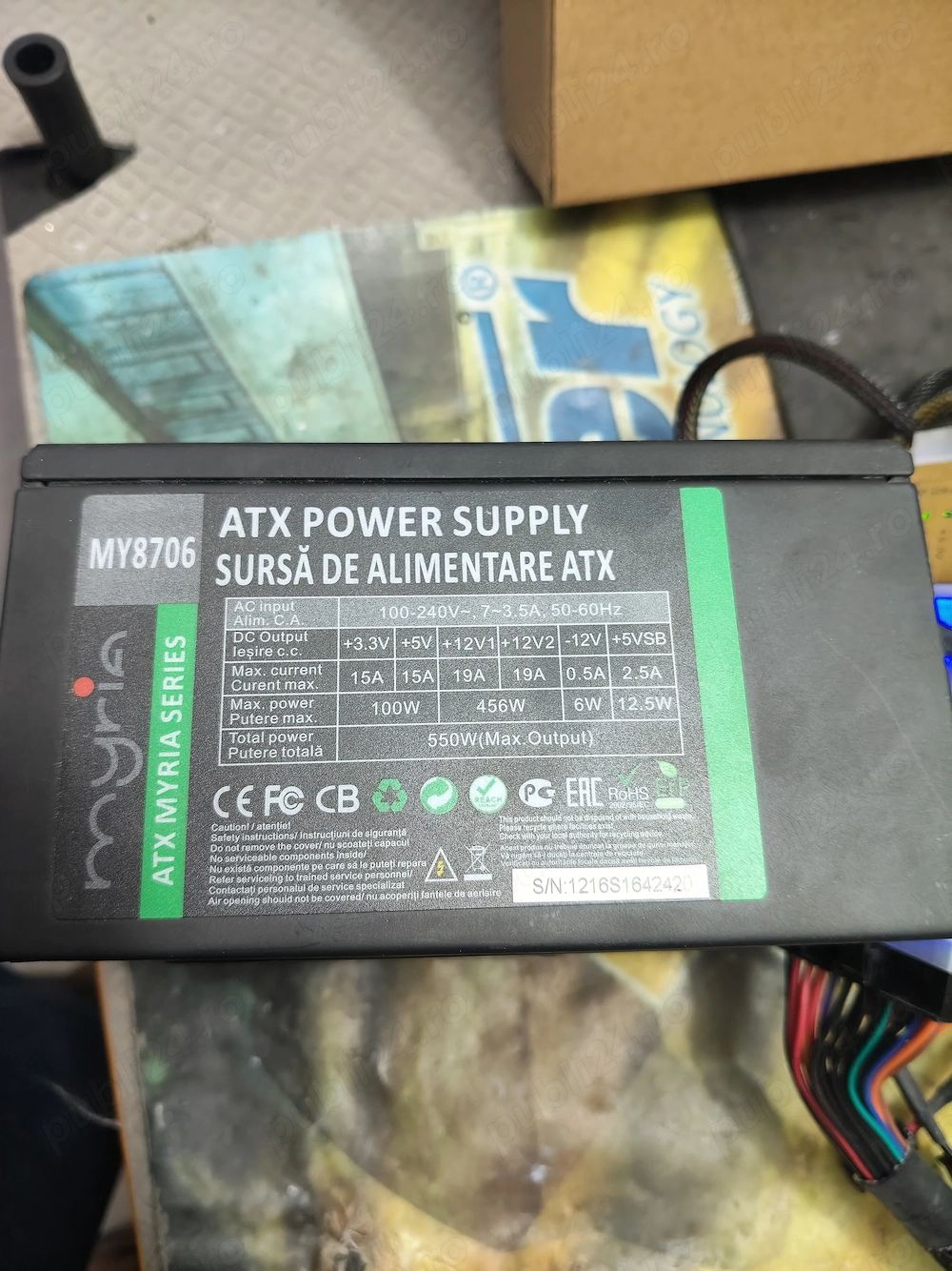 Sursa Myria MY8706 550W