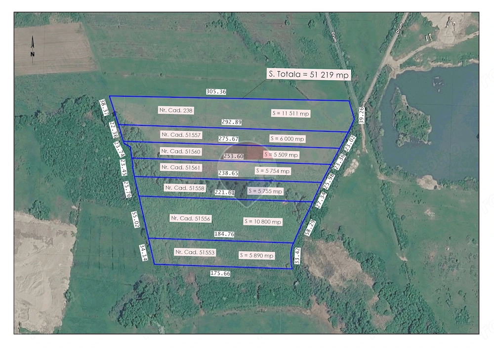 De vânzare teren extravilan 51,218 mp,  în Tileagd - Bihor