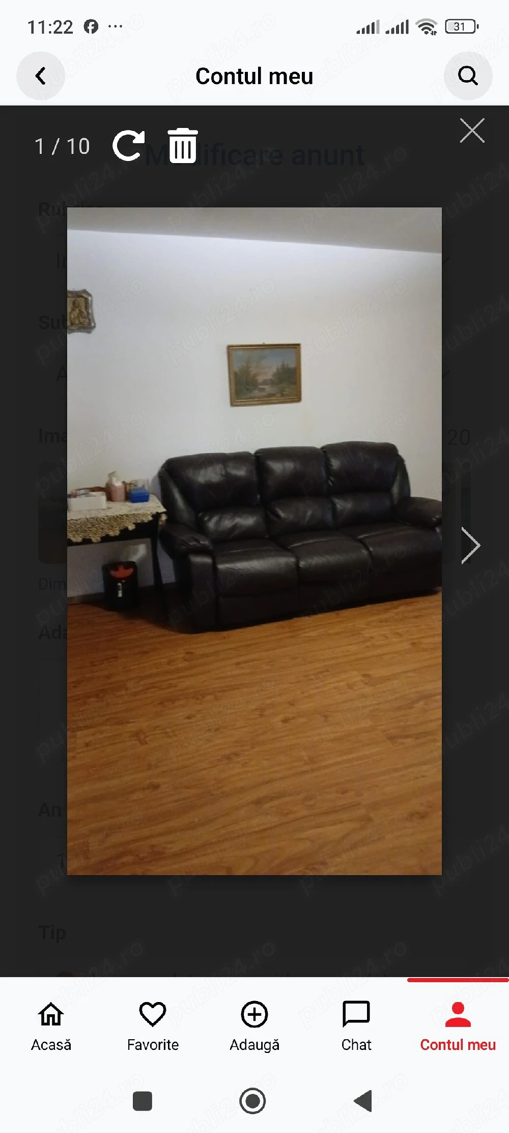 Apartament 3 camere de vânzare 