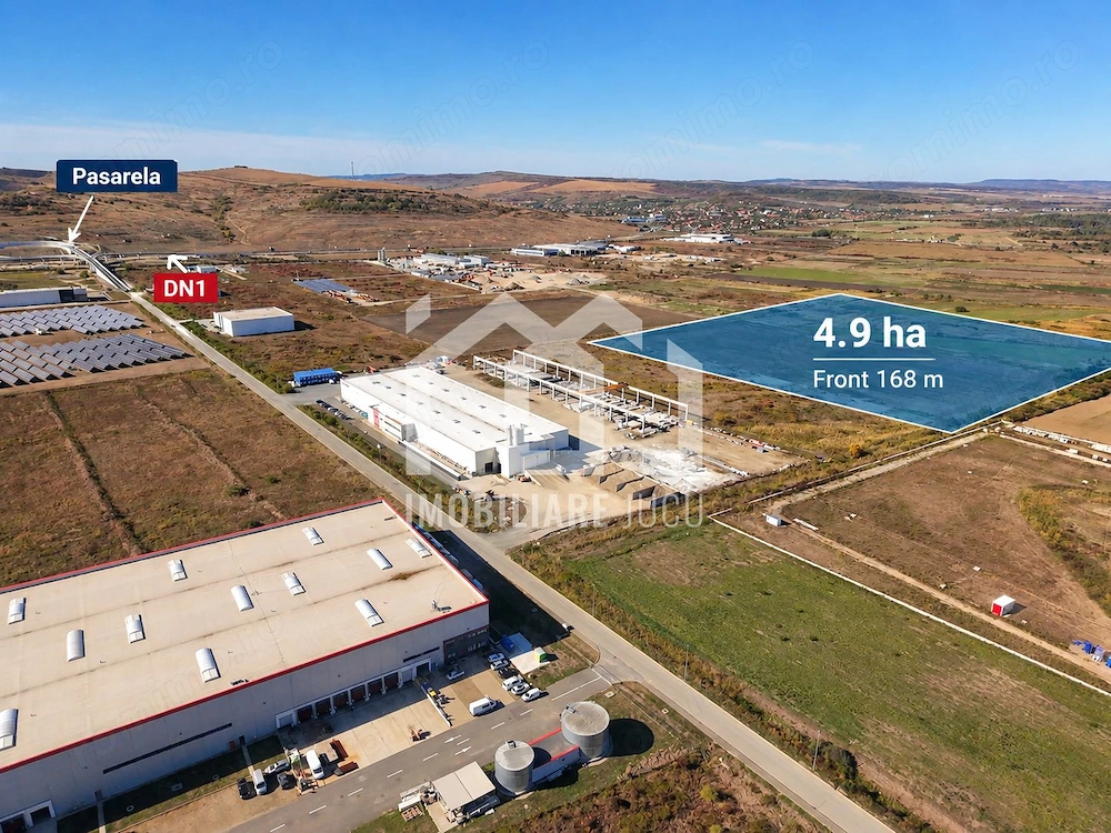 Platformă Industrială 48.921 mp | PUZ Aprobat | Tetarom Jucu