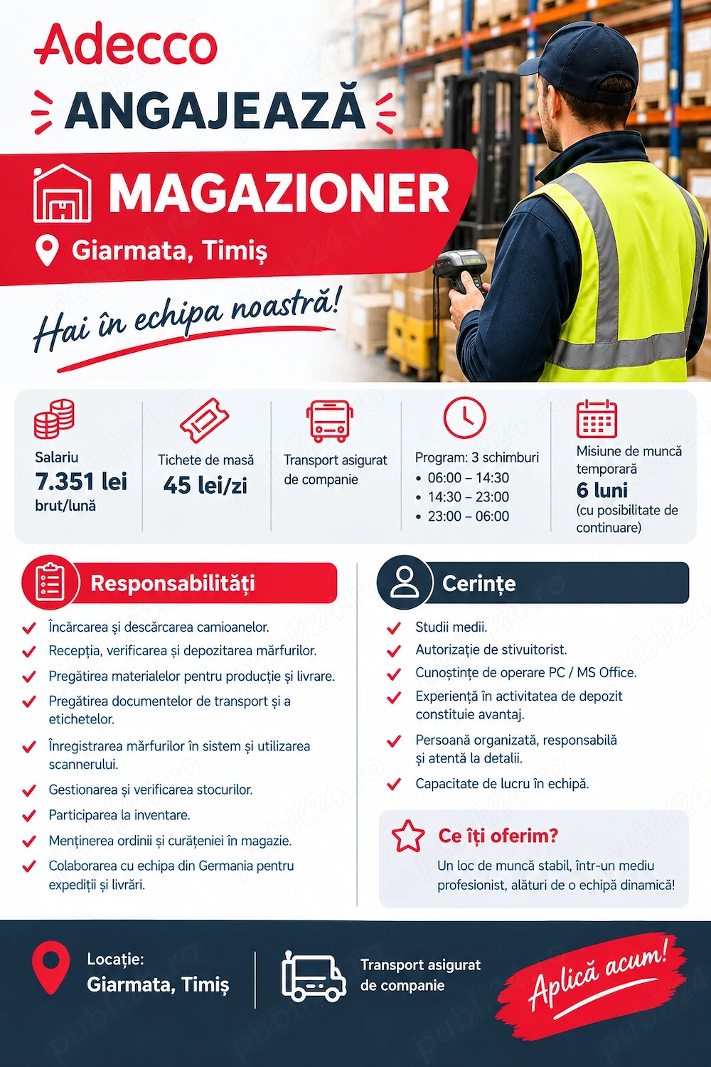Magazioner - Giarmata Timis
