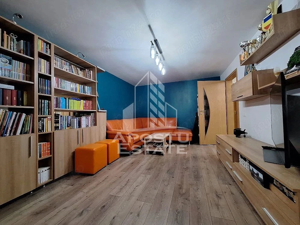 Apartament decomandat,4 camere,2bai,etaj 1 Lipovei,mobilat si utilat