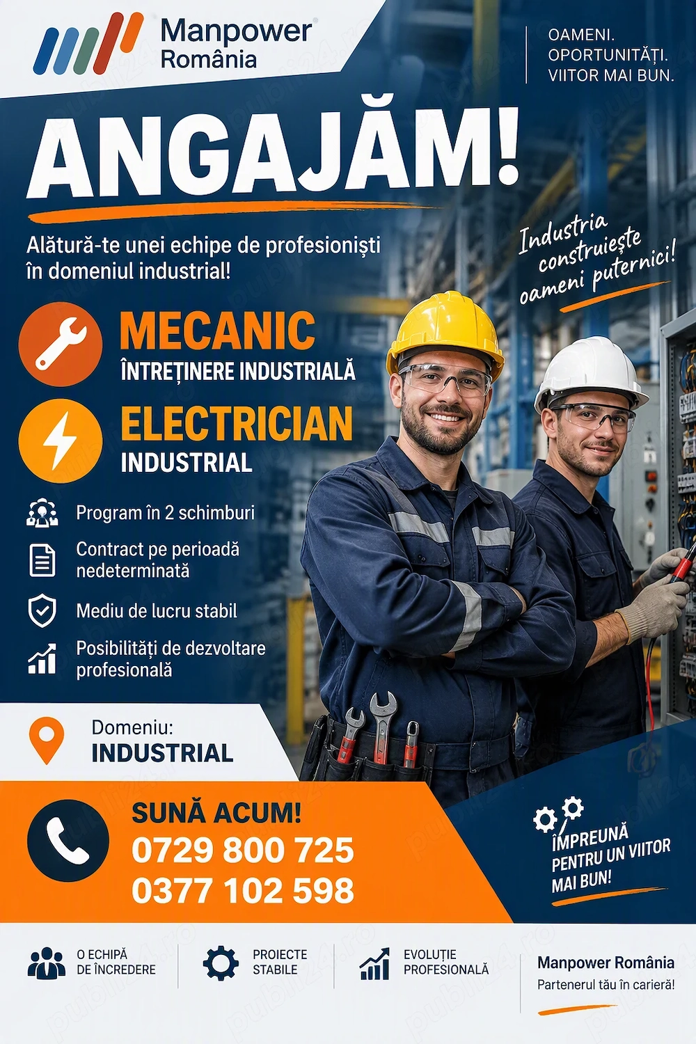 Electrician Automatizari Industriale_Brasov( 2 Schimburi)