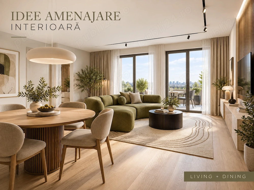 Apartament 3 camere | Bloc nou Boutique P+3E | Comision 0% | Popești Leordeni