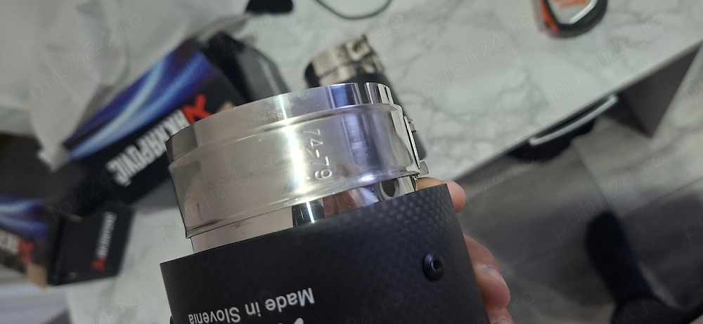 Tips-uri  Akaprovič Carbon Mat Noi Nouțe(76mm-101mm)