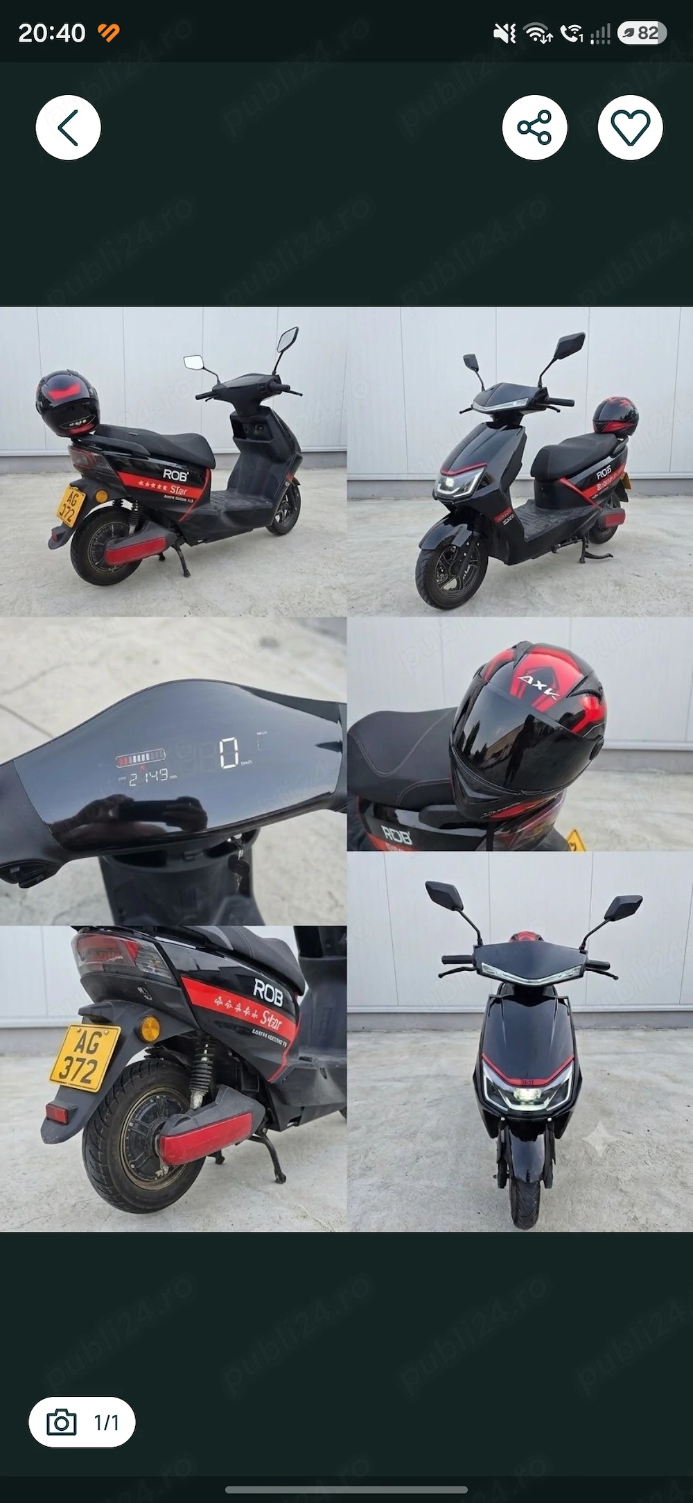Scuter electric RDB LIMA Fără permis